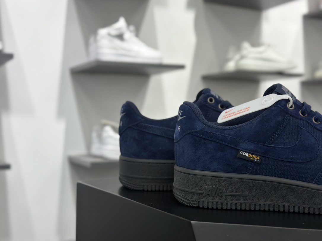 最强Nike Air Force 1 黑蓝色  HQ3822-400