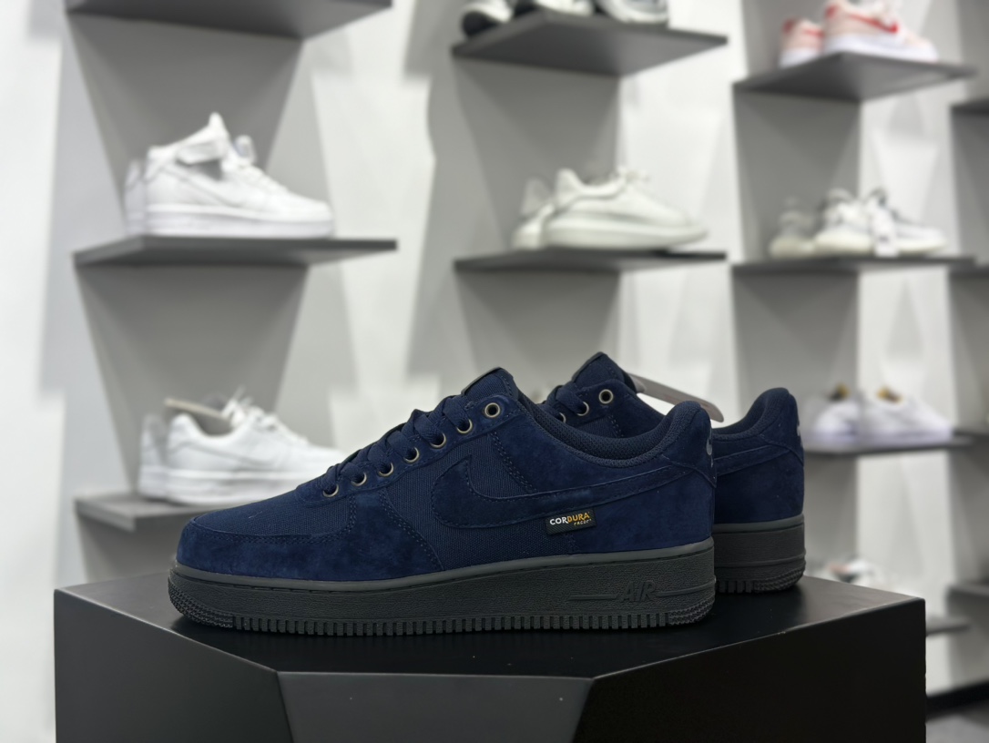 最强Nike Air Force 1 黑蓝色  HQ3822-400