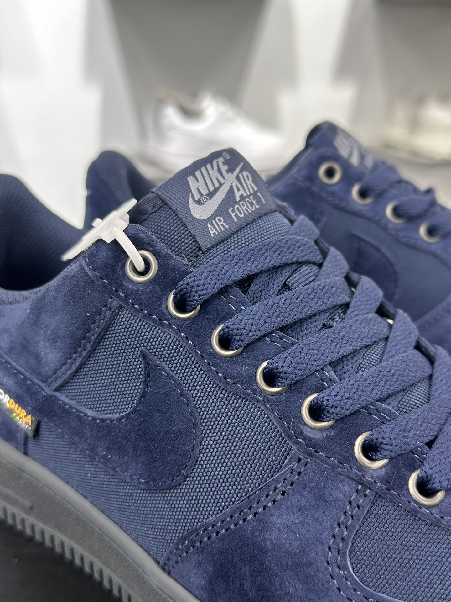 最强Nike Air Force 1 黑蓝色  HQ3822-400