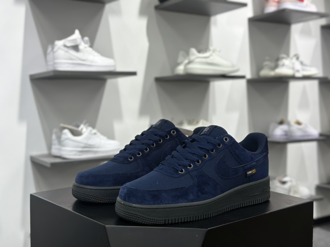 最强Nike Air Force 1 黑蓝色  HQ3822-400