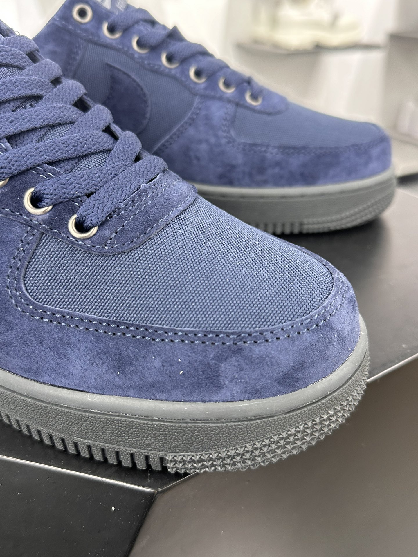 最强Nike Air Force 1 黑蓝色  HQ3822-400