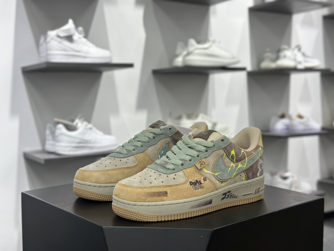 Air Force 1 Low 卡卡罗特棕绿麂皮 CD1212-666