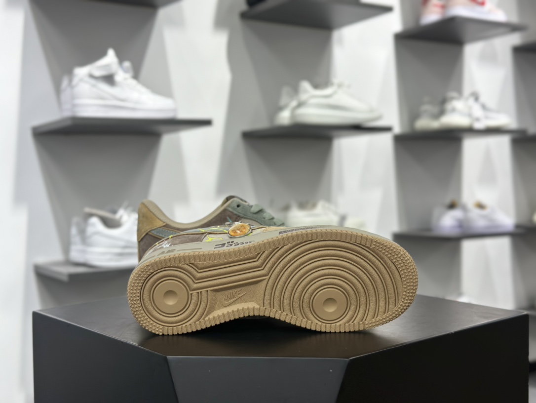 Air Force 1 Low 卡卡罗特棕绿麂皮 CD1212-666