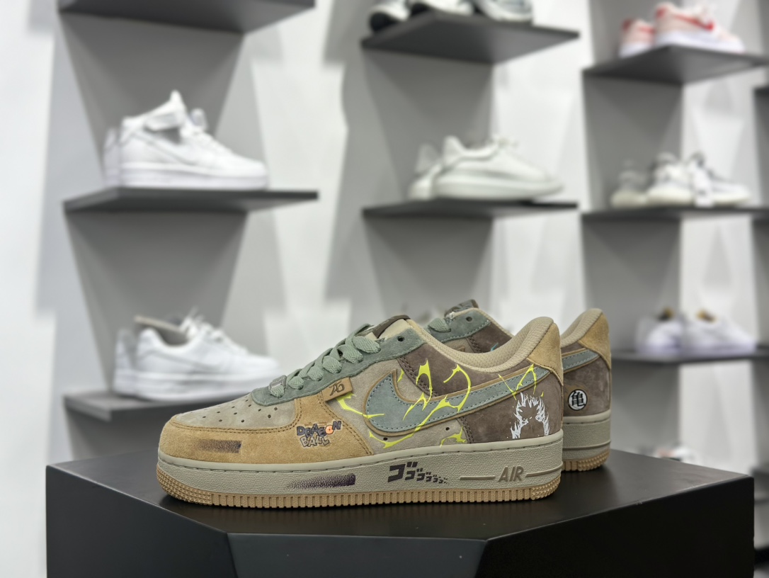 Air Force 1 Low 卡卡罗特棕绿麂皮 CD1212-666