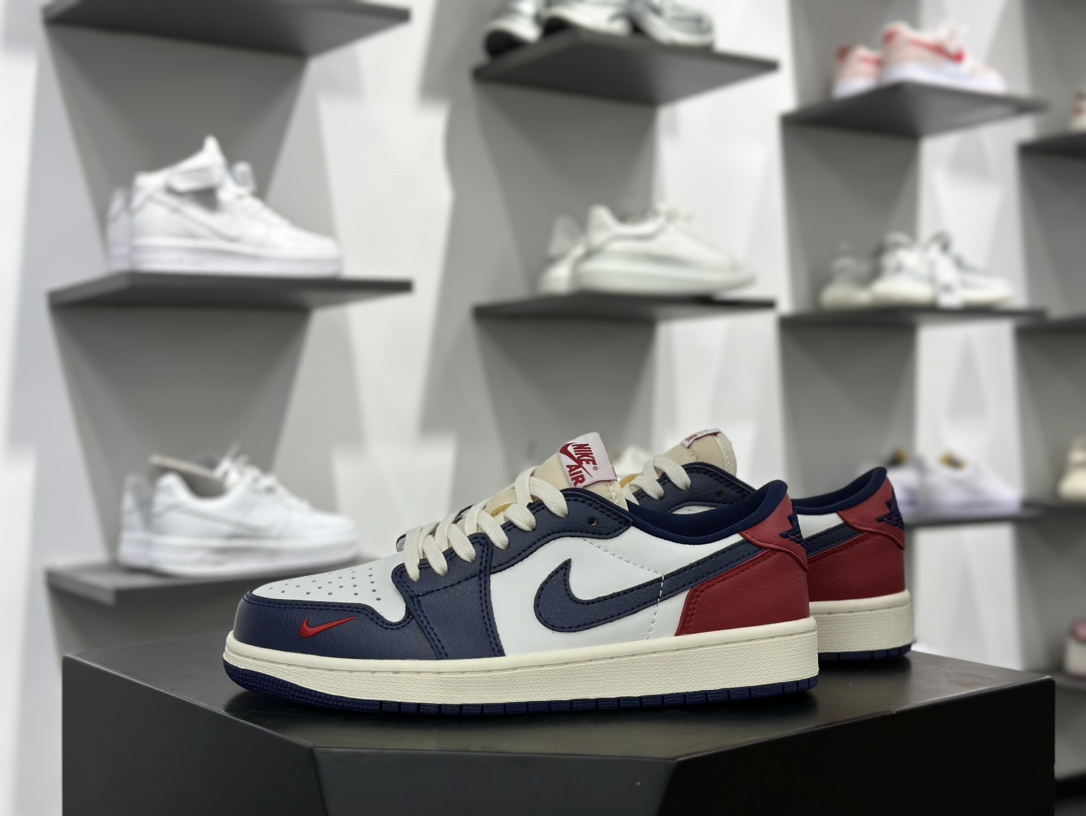 Air Jordan AJ1 Retro Low OG 低帮 白蓝红 HQ2993-100