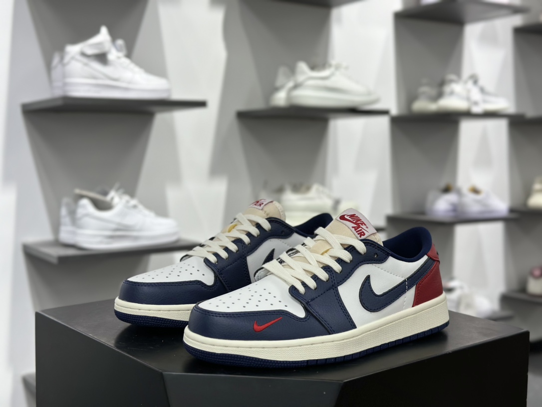 Air Jordan AJ1 Retro Low OG 低帮 白蓝红 HQ2993-100