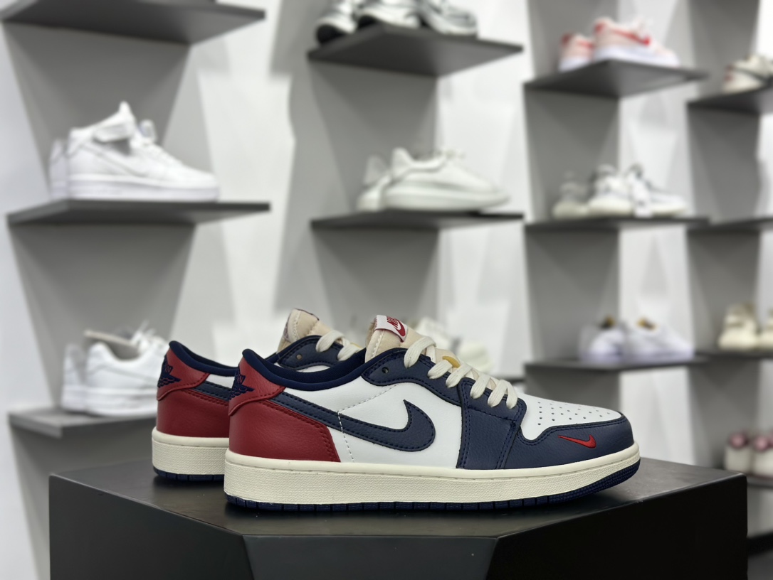 Air Jordan AJ1 Retro Low OG 低帮 白蓝红 HQ2993-100