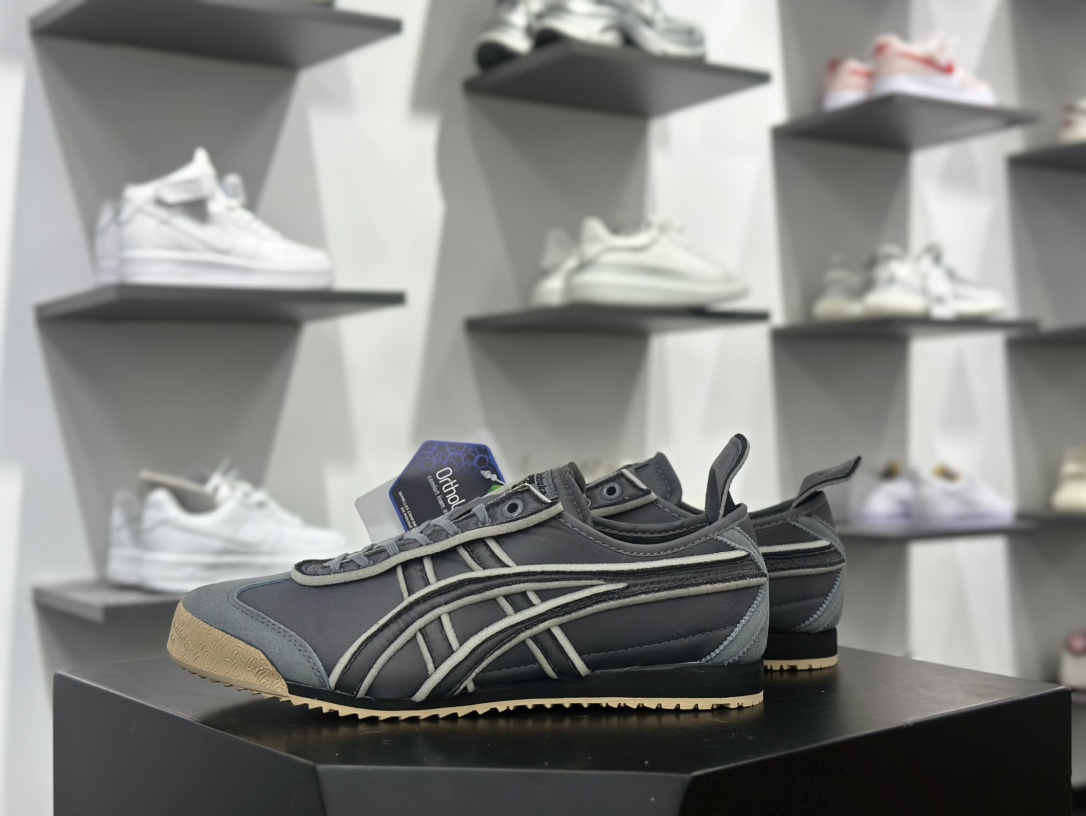 鬼塚虎/Onitsuka Tiger Mexico 66 SD 墨西哥低帮复古经典虎爪百搭休闲皮革慢跑鞋