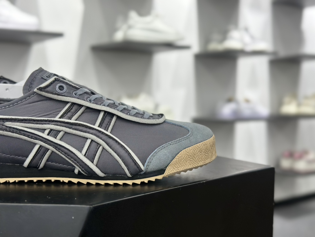 鬼塚虎/Onitsuka Tiger Mexico 66 SD 墨西哥低帮复古经典虎爪百搭休闲皮革慢跑鞋