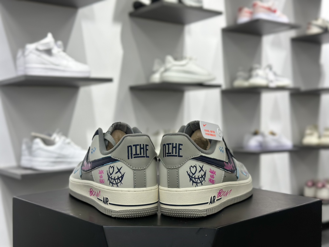 K Nk Air Force 1'07 Low ”Jinkesi” 英雄联盟系列 金克丝 空军一号定制低帮秋冬休闲板鞋 XL2321-222