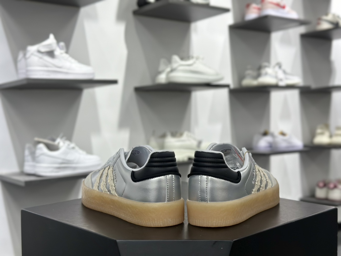 Adidas三叶草SAMBA VALENTNE 厚底休闲板鞋   IG5744
