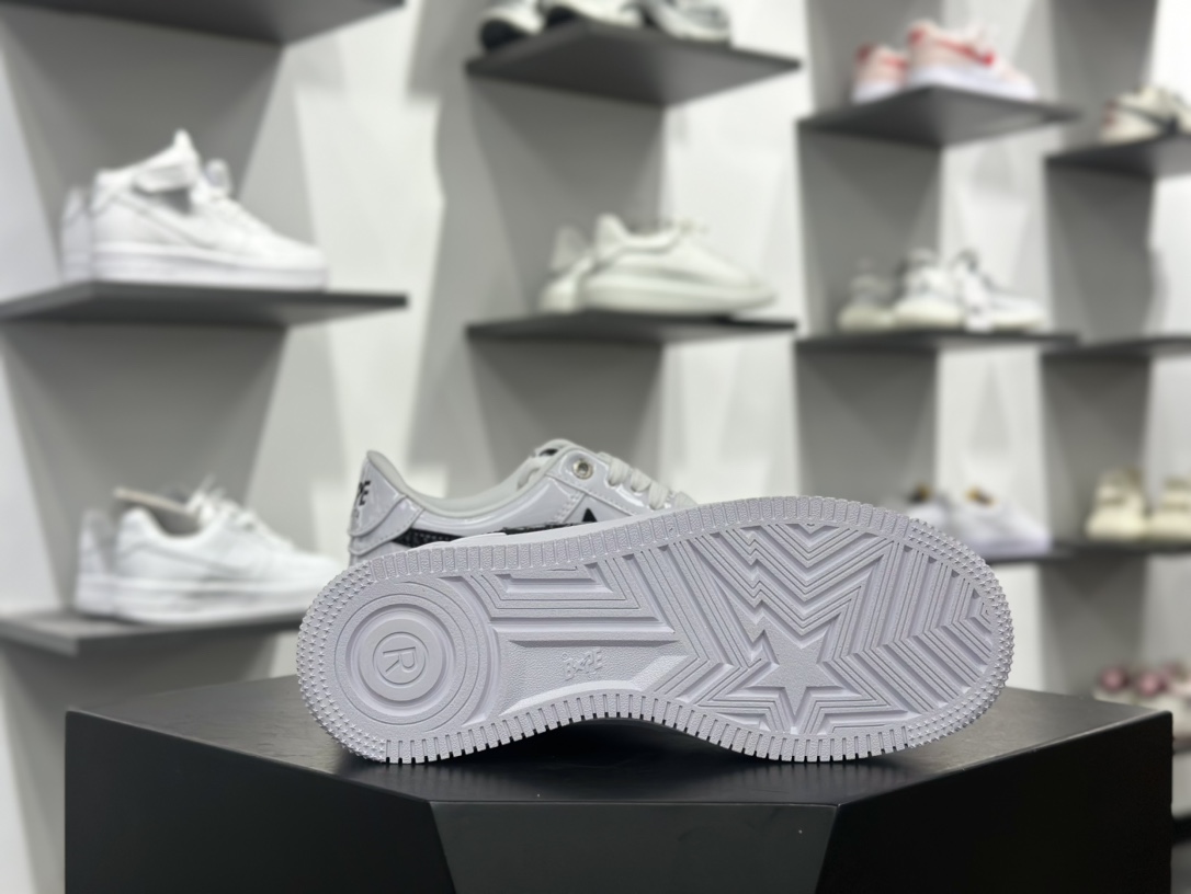 C版 Bape Sta Black 明星同款 猿人头经典低帮运动休闲板鞋