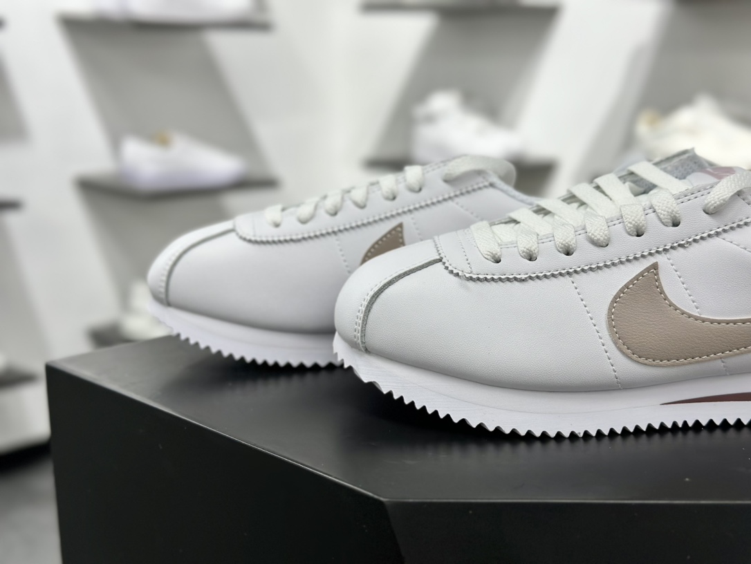 ＃GT纯原 NK Classic Cortez Leather 阿甘复古初代皮革慢跑鞋 DN1791-105