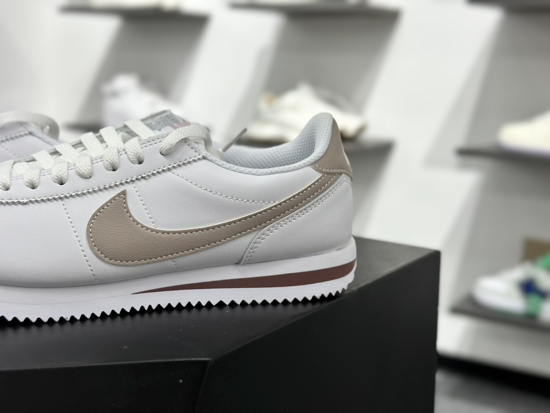 ＃GT纯原 NK Classic Cortez Leather 阿甘复古初代皮革慢跑鞋 DN1791-105