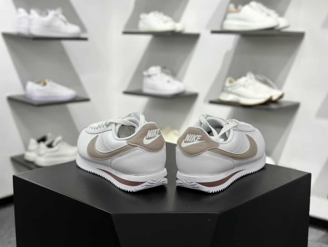 ＃GT纯原 NK Classic Cortez Leather 阿甘复古初代皮革慢跑鞋 DN1791-105