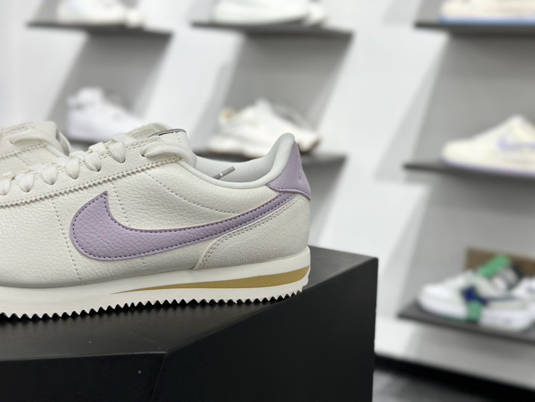 ＃GT纯原 NK Classic Cortez Leather 阿甘复古初代皮革慢跑鞋 FJ4608-133