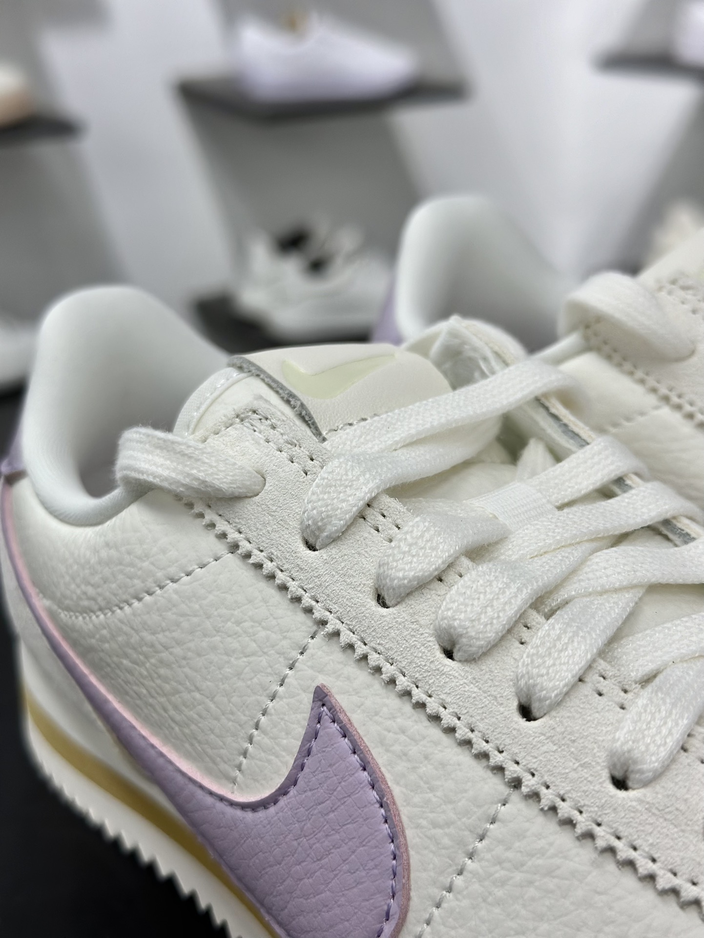 ＃GT纯原 NK Classic Cortez Leather 阿甘复古初代皮革慢跑鞋 FJ4608-133