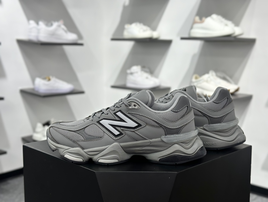 New Balance 9060”Shadow Grey Black”系列复古百搭老爹运动跑步鞋“影子深灰黑” U9060ZGB