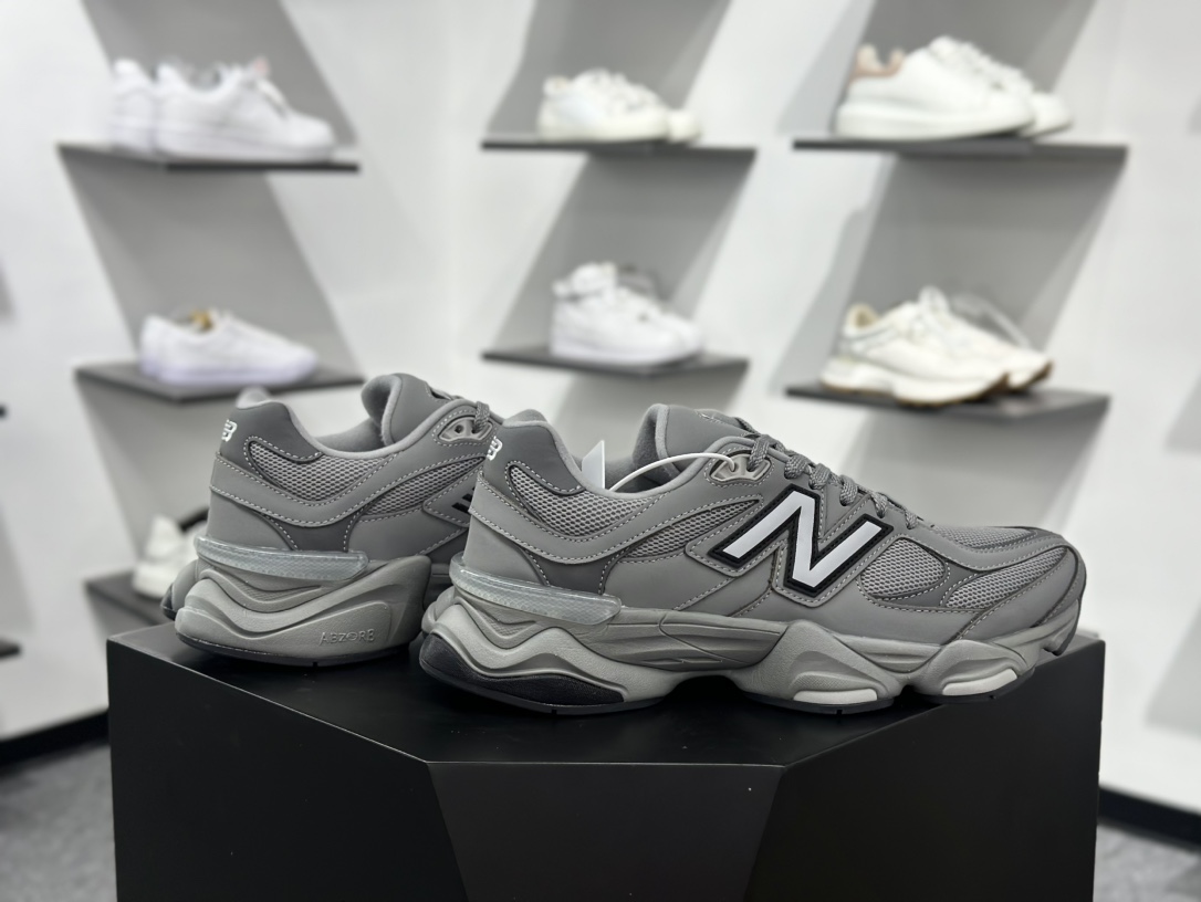 New Balance 9060”Shadow Grey Black”系列复古百搭老爹运动跑步鞋“影子深灰黑” U9060ZGB