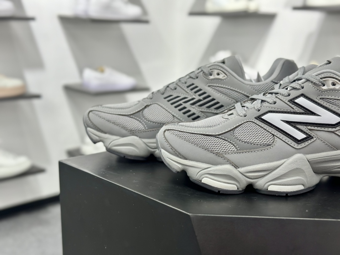 New Balance 9060”Shadow Grey Black”系列复古百搭老爹运动跑步鞋“影子深灰黑” U9060ZGB