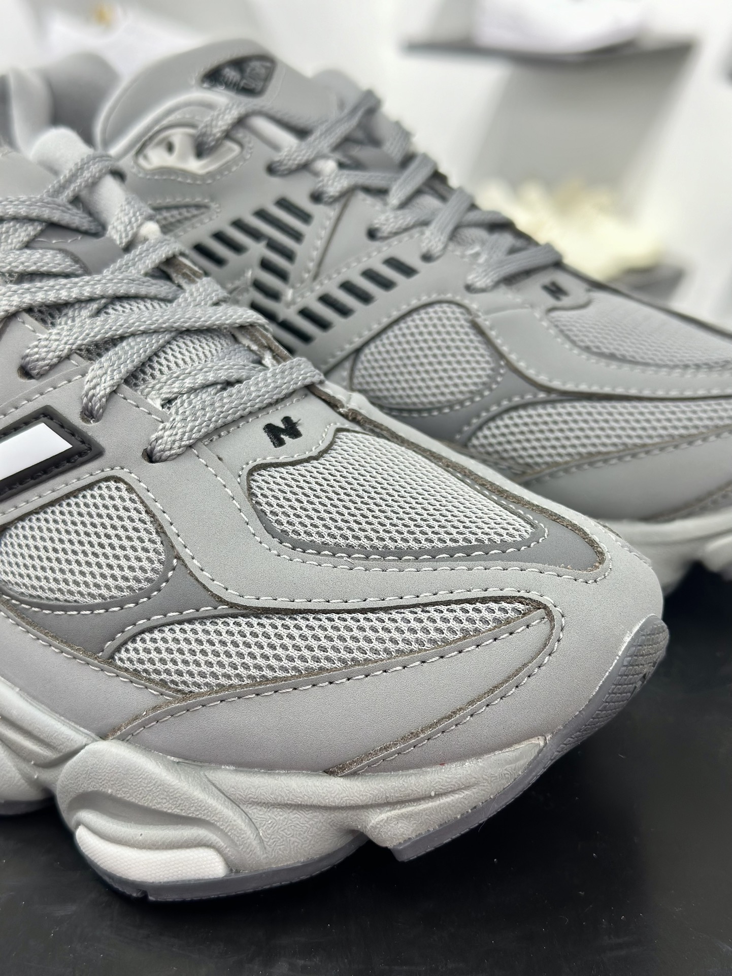 New Balance 9060”Shadow Grey Black”系列复古百搭老爹运动跑步鞋“影子深灰黑” U9060ZGB