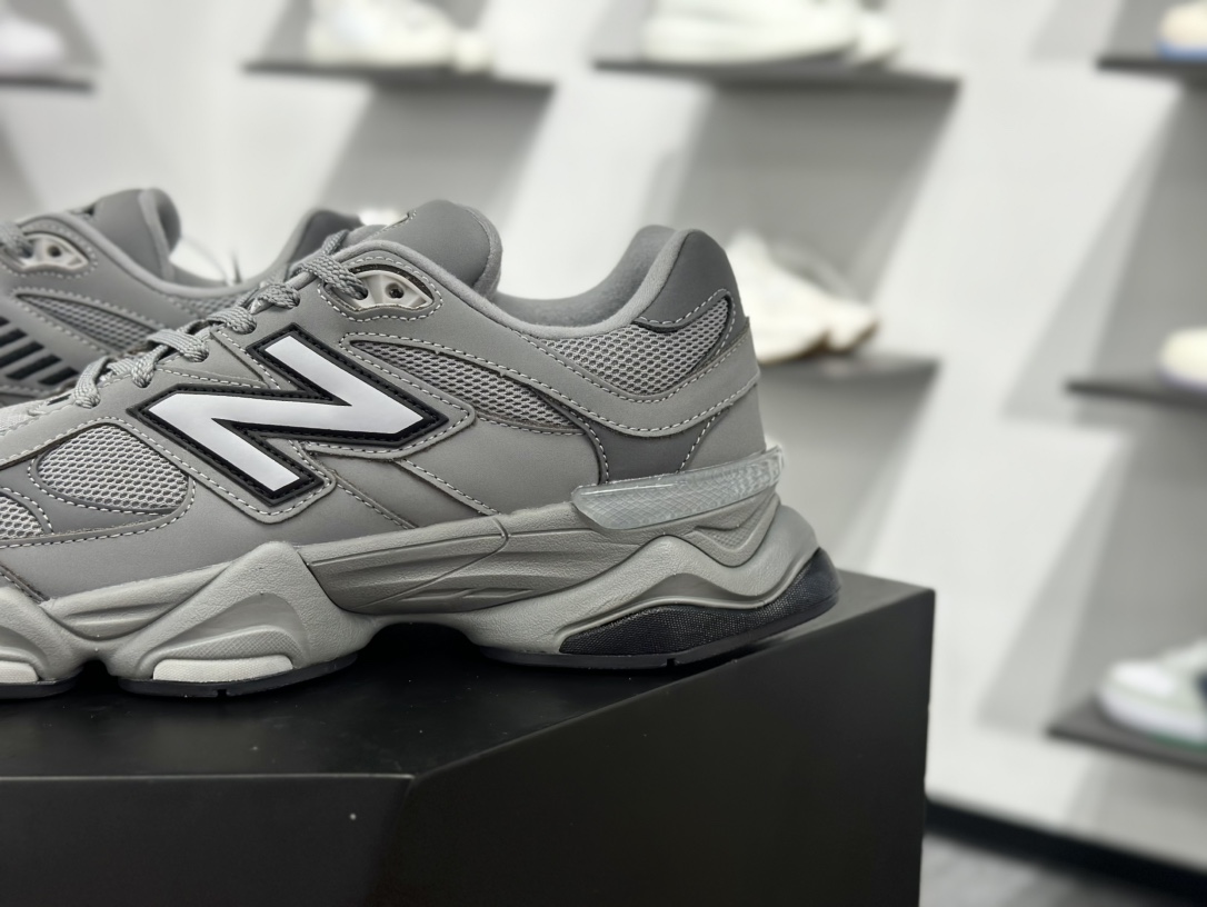 New Balance 9060”Shadow Grey Black”系列复古百搭老爹运动跑步鞋“影子深灰黑” U9060ZGB
