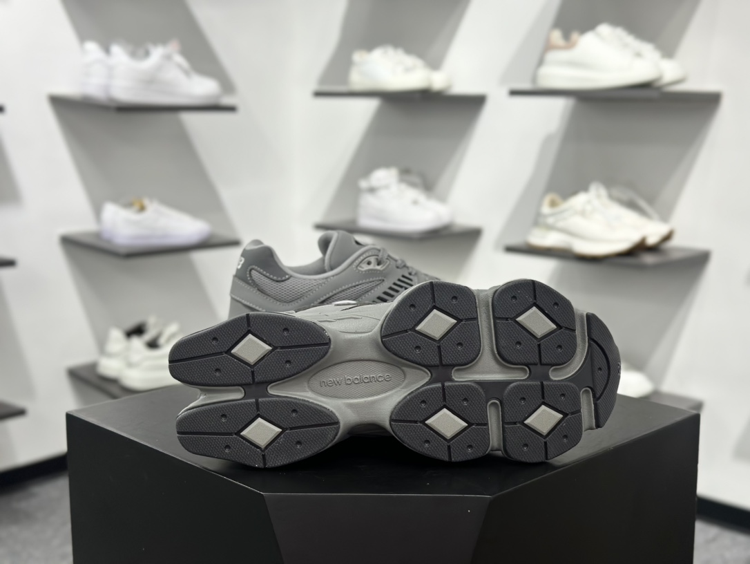 New Balance 9060”Shadow Grey Black”系列复古百搭老爹运动跑步鞋“影子深灰黑” U9060ZGB
