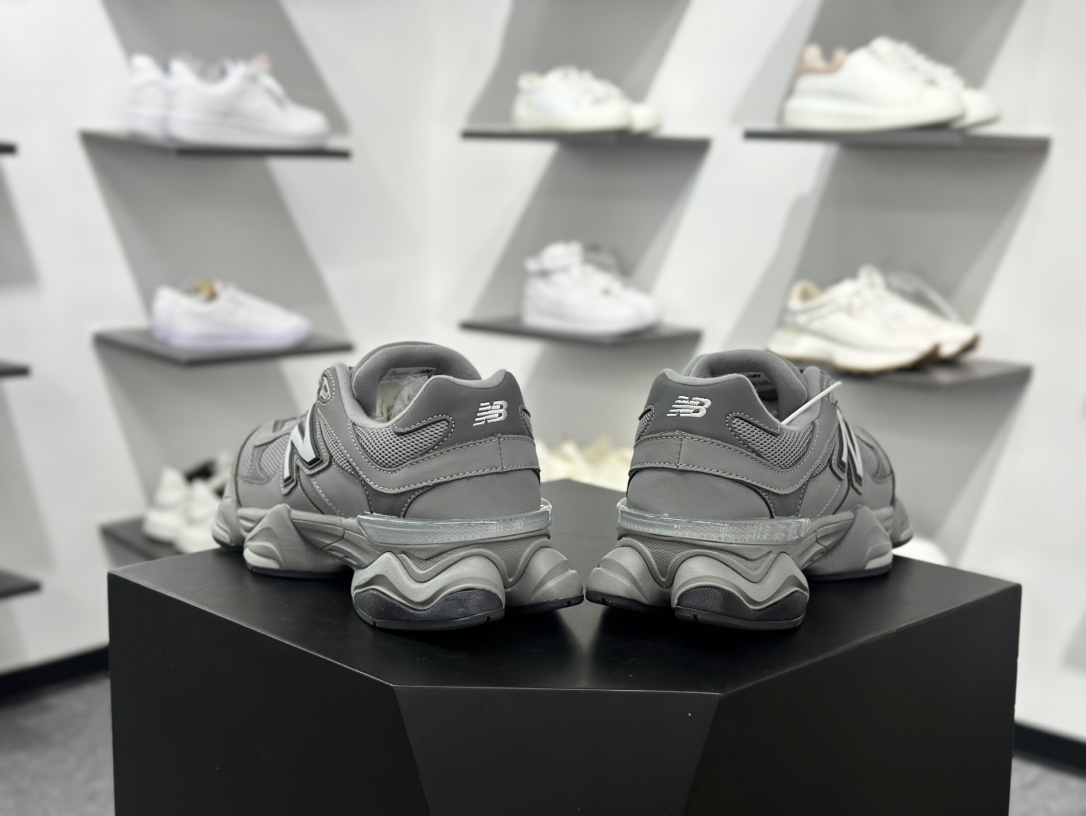 New Balance 9060”Shadow Grey Black”系列复古百搭老爹运动跑步鞋“影子深灰黑” U9060ZGB