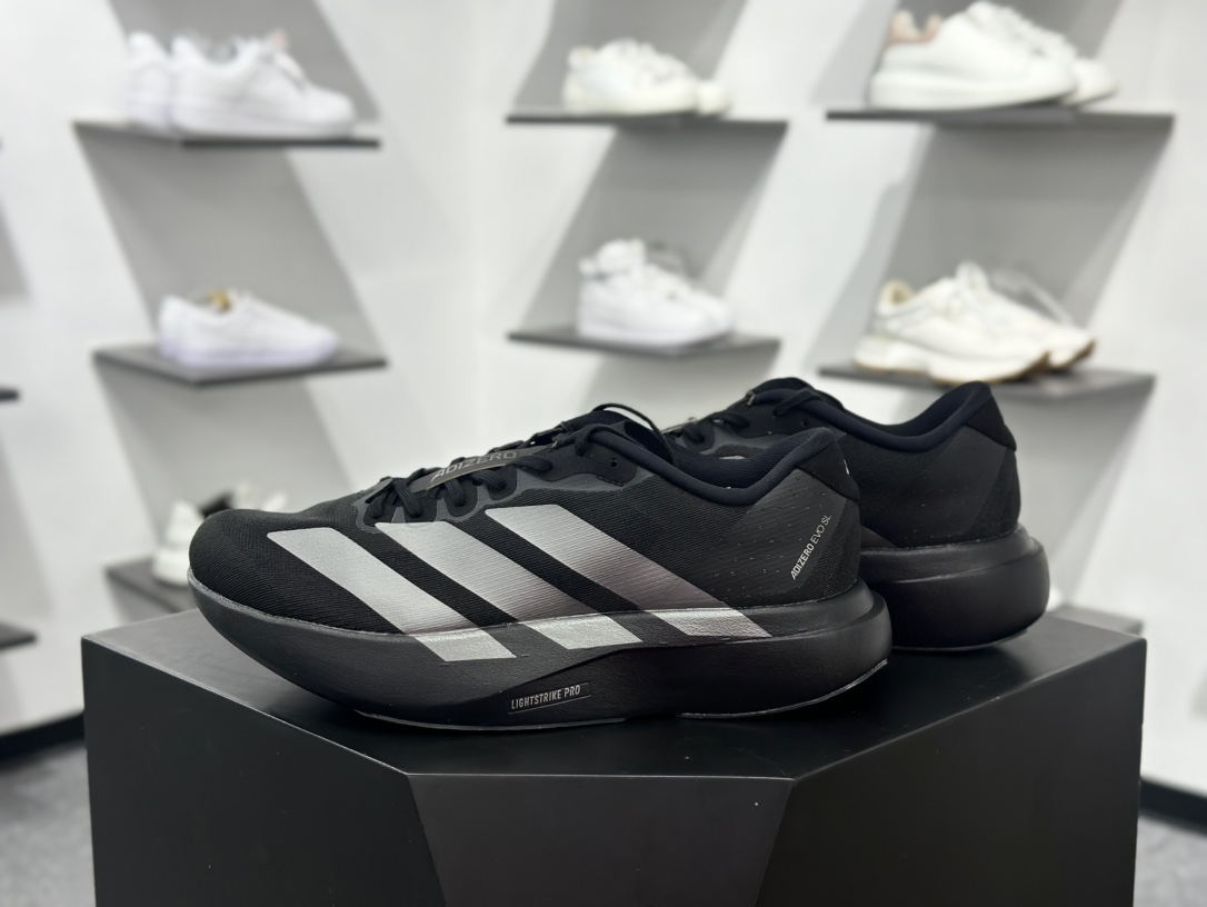 阿迪达斯 Adidas Adizero Evo SL 轻盈跑鞋 耐磨减震专业跑步鞋  JP7147