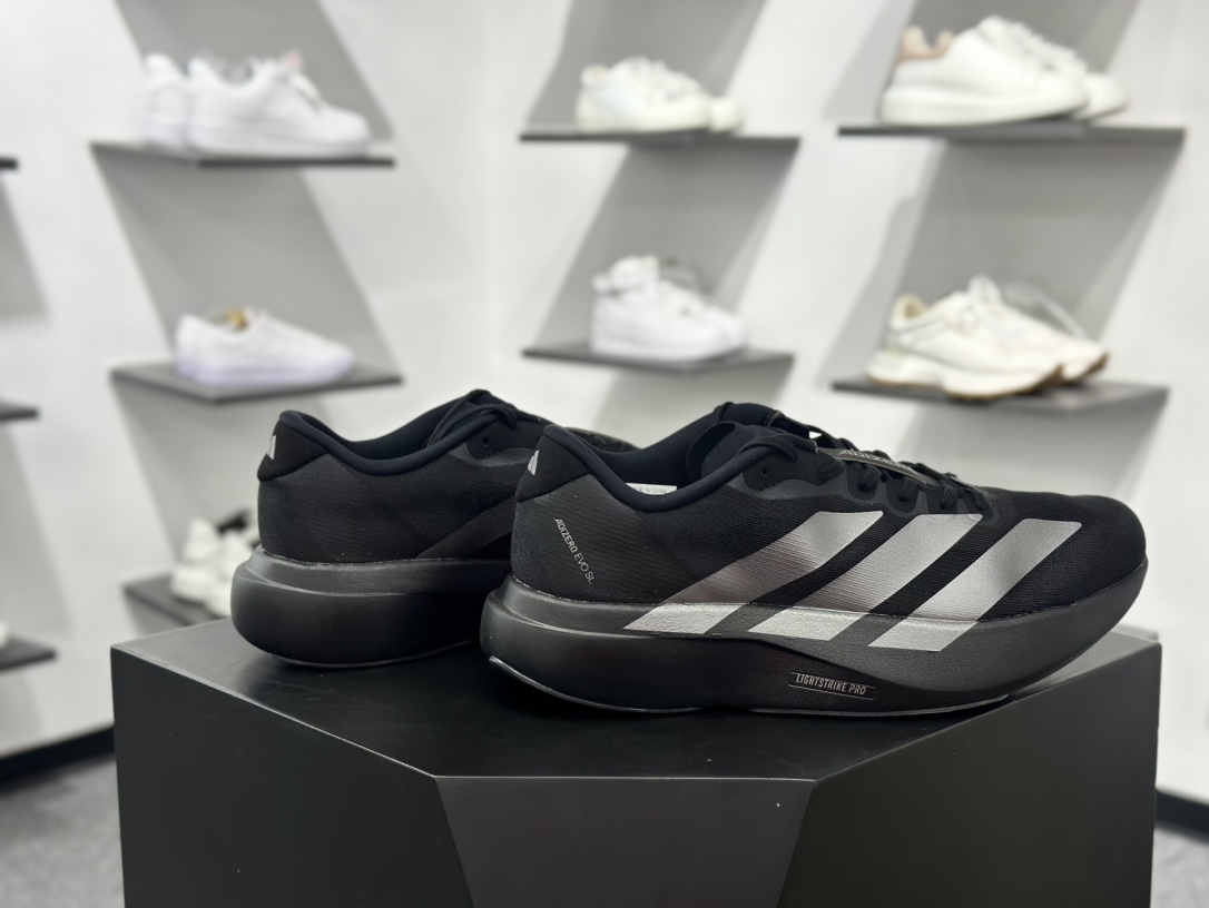 阿迪达斯 Adidas Adizero Evo SL 轻盈跑鞋 耐磨减震专业跑步鞋  JP7147