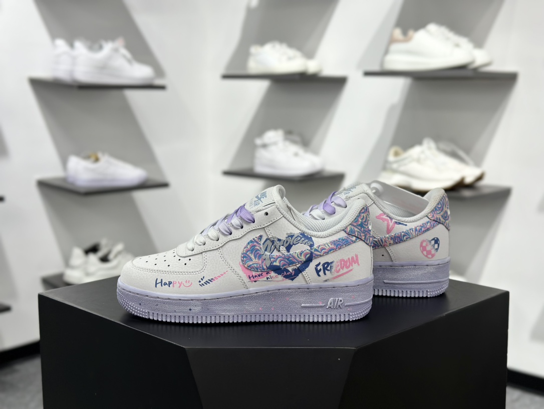 Nike Air Force 1 Low 二次元手绘涂鸦  CZ0377-002