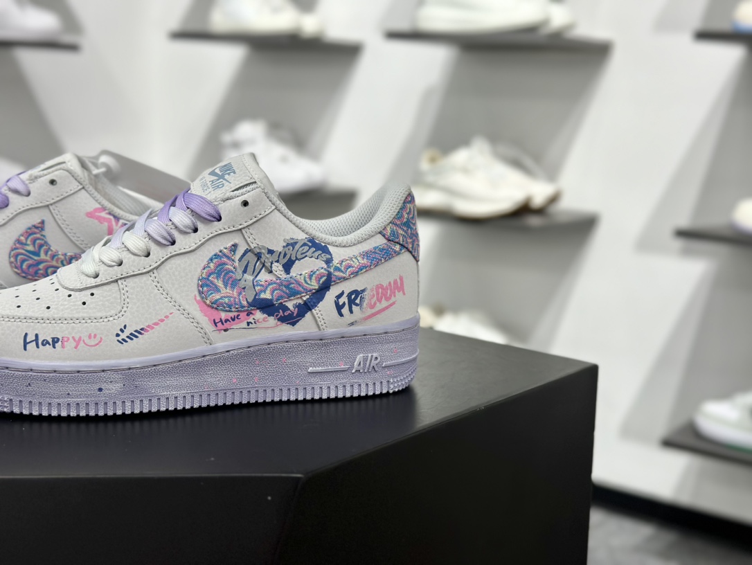 Nike Air Force 1 Low 二次元手绘涂鸦  CZ0377-002