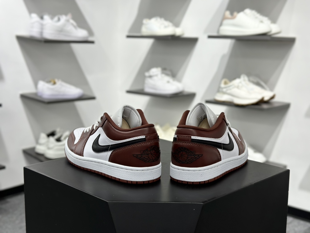 耐克Nike Air Jordan 1 Low SE”Dark Pony”AJ1乔丹一代低帮篮球鞋“深酒红白黑” HF3148-102