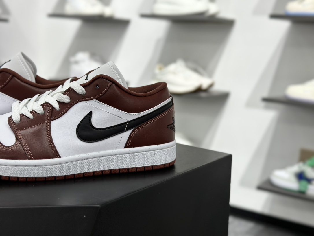 耐克Nike Air Jordan 1 Low SE”Dark Pony”AJ1乔丹一代低帮篮球鞋“深酒红白黑” HF3148-102