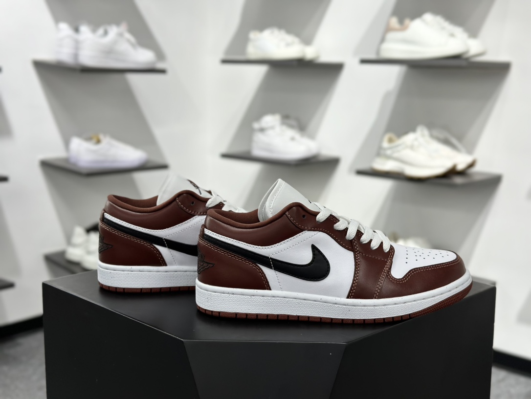 耐克Nike Air Jordan 1 Low SE”Dark Pony”AJ1乔丹一代低帮篮球鞋“深酒红白黑” HF3148-102
