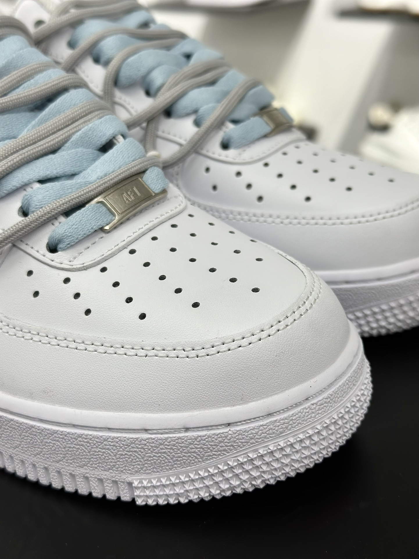 Nike Air Force 1 Low 蓝色风暴 解构鞋带  YY2024-626