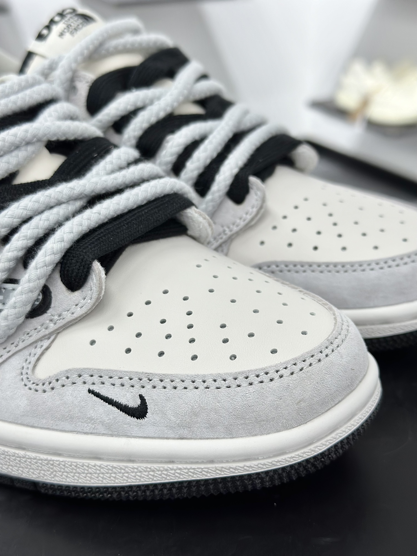 Fragment x TS x Air Jordan 1 Low x 北面 解构绑带 三方联名倒钩低帮  XX3318-516