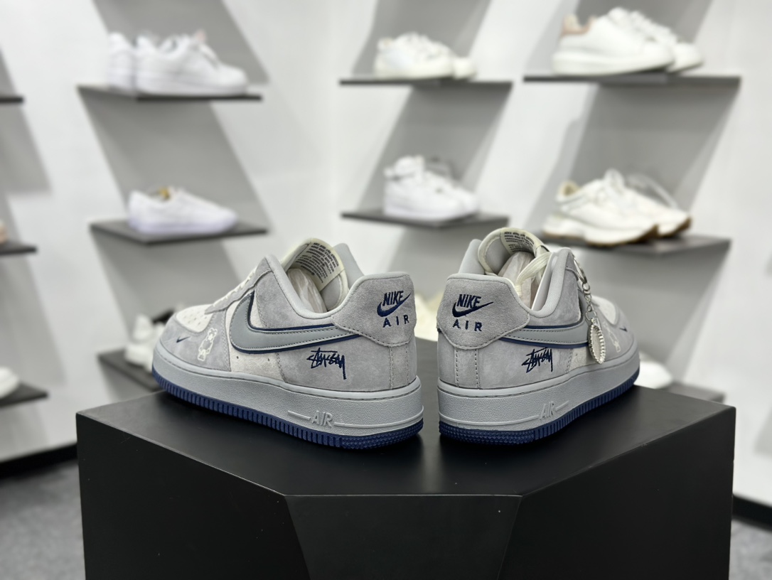 Nike Air Force 1 Low 07 x Stussy 灰蓝小钩 DF0188-017