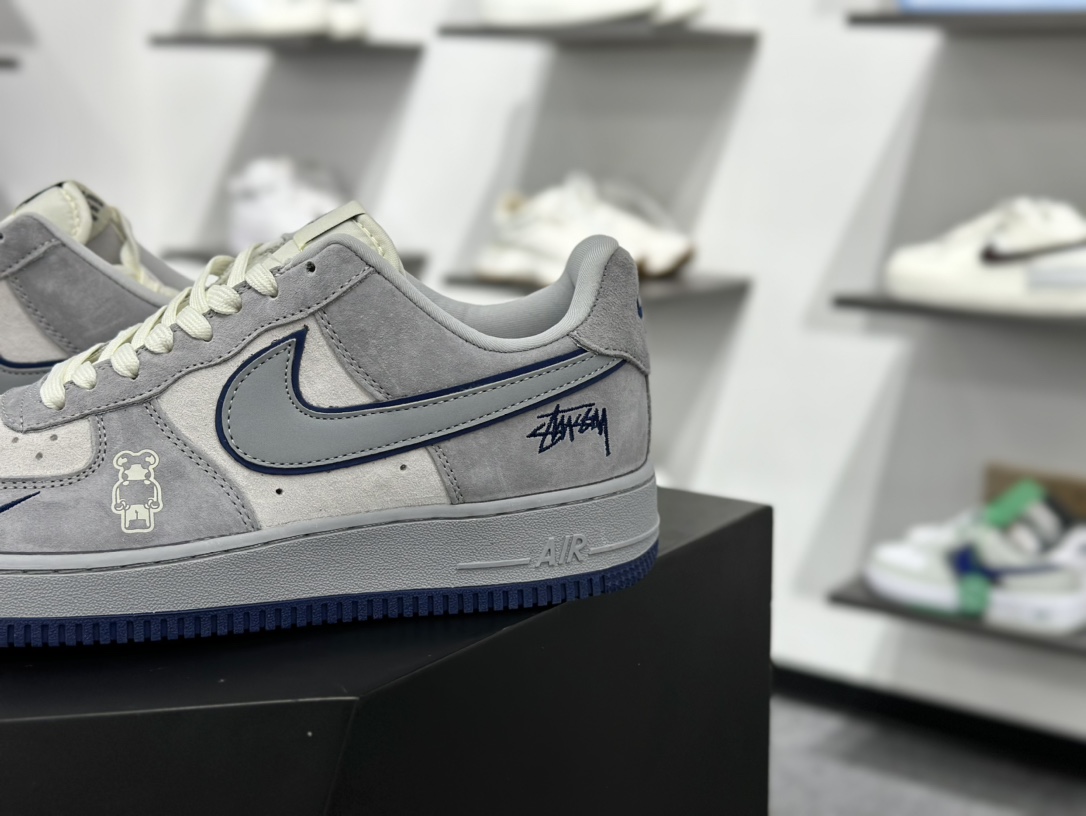 Nike Air Force 1 Low 07 x Stussy 灰蓝小钩 DF0188-017