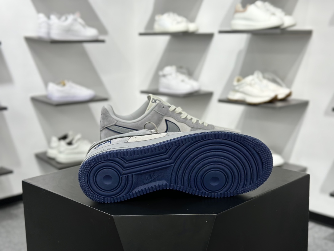 Nike Air Force 1 Low 07 x Stussy 灰蓝小钩 DF0188-017