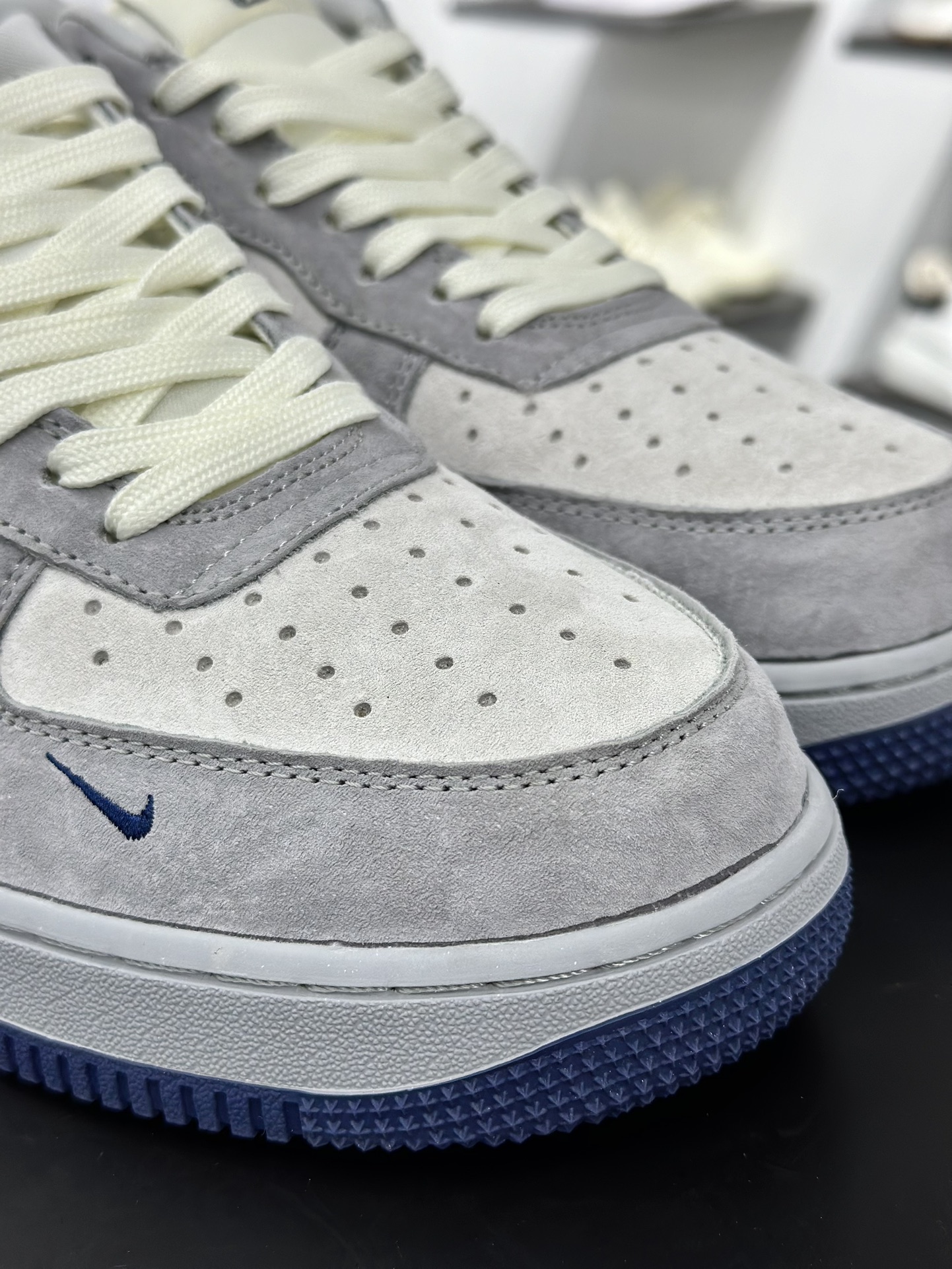 Nike Air Force 1 Low 07 x Stussy 灰蓝小钩 DF0188-017