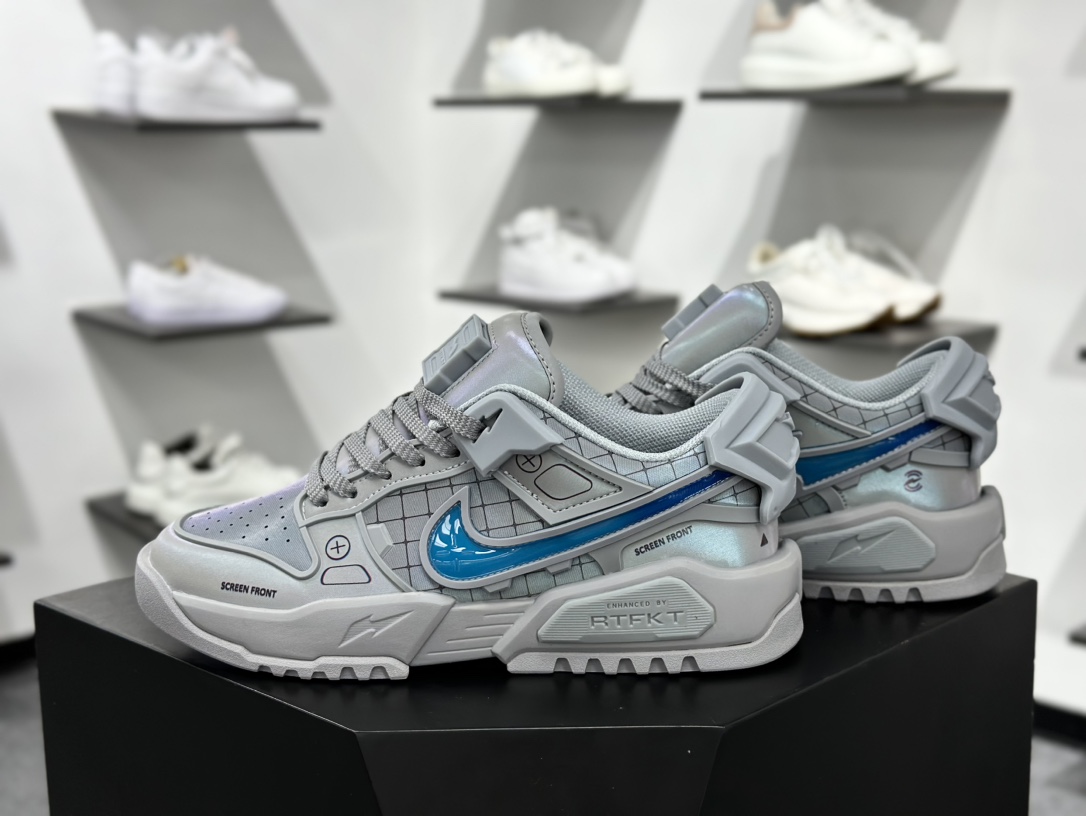 RTFKT Studios x Nike Dunk Genesis Low”Edition of 5849”扣篮滑板板鞋“联名灰蓝” HF0438-001
