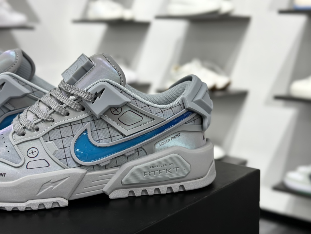 RTFKT Studios x Nike Dunk Genesis Low”Edition of 5849”扣篮滑板板鞋“联名灰蓝” HF0438-001