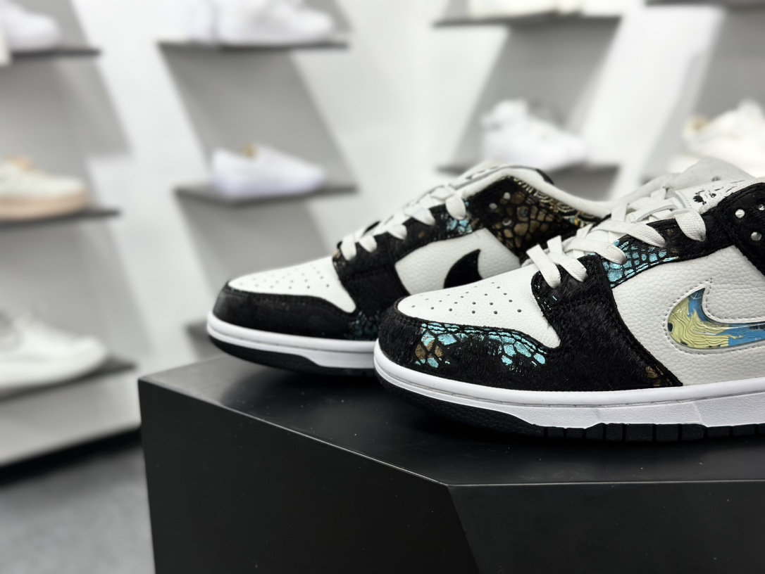 Nike SB Dunk Low 中国年限定 西海龙王 敖闰 马毛黑  DV0831-101