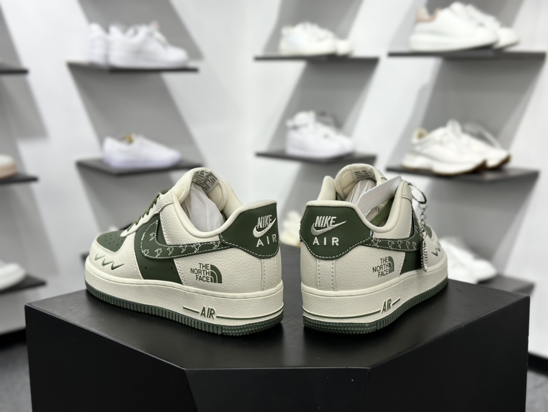 Nk Air Force 1‘07 Low 北面联名 米绿小三勾 空军一号低帮休闲板鞋 KK1988-043