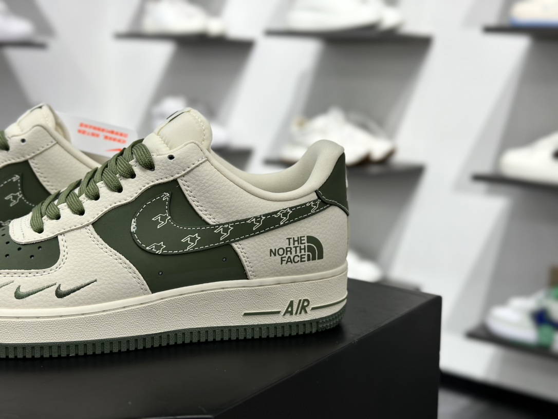 Nk Air Force 1‘07 Low 北面联名 米绿小三勾 空军一号低帮休闲板鞋 KK1988-043
