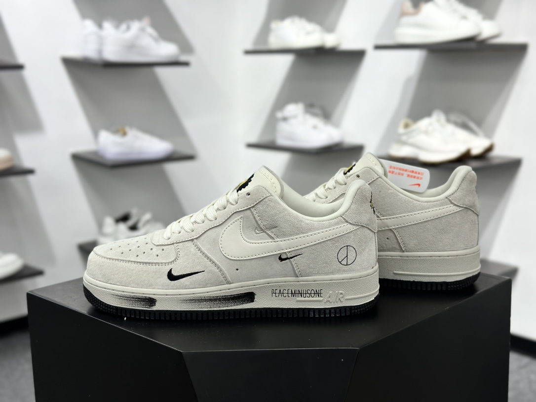 Nike Air Force 1 Low 07 x Peaceminusone 灰黑三小钩  DF0188-035