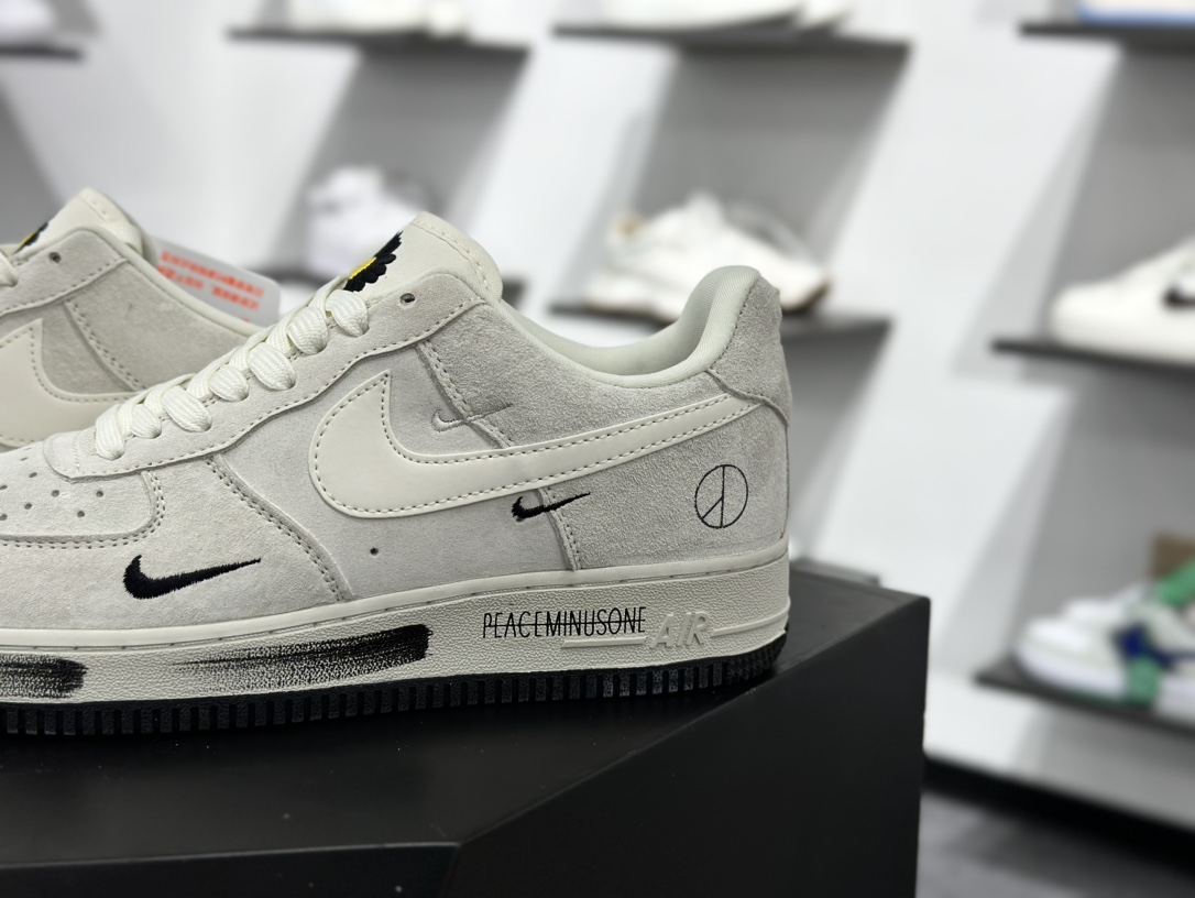 Nike Air Force 1 Low 07 x Peaceminusone 灰黑三小钩  DF0188-035