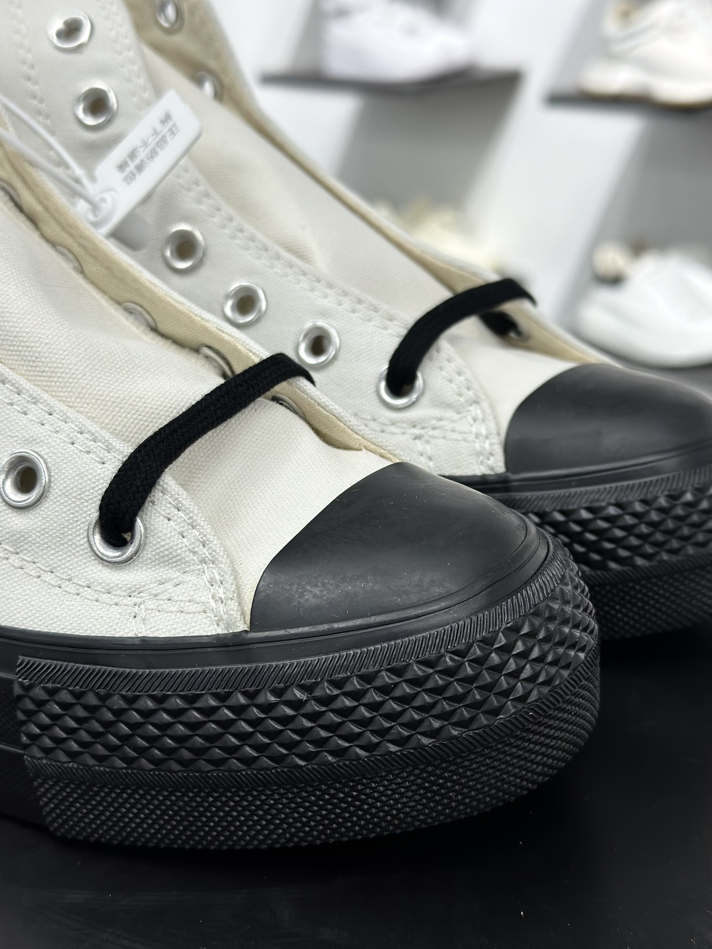 匡威2025新品 增高系列 Converse All Star 厚底增高 百搭休闲 防滑耐磨 厚底休闲鞋 黑武士经典百搭