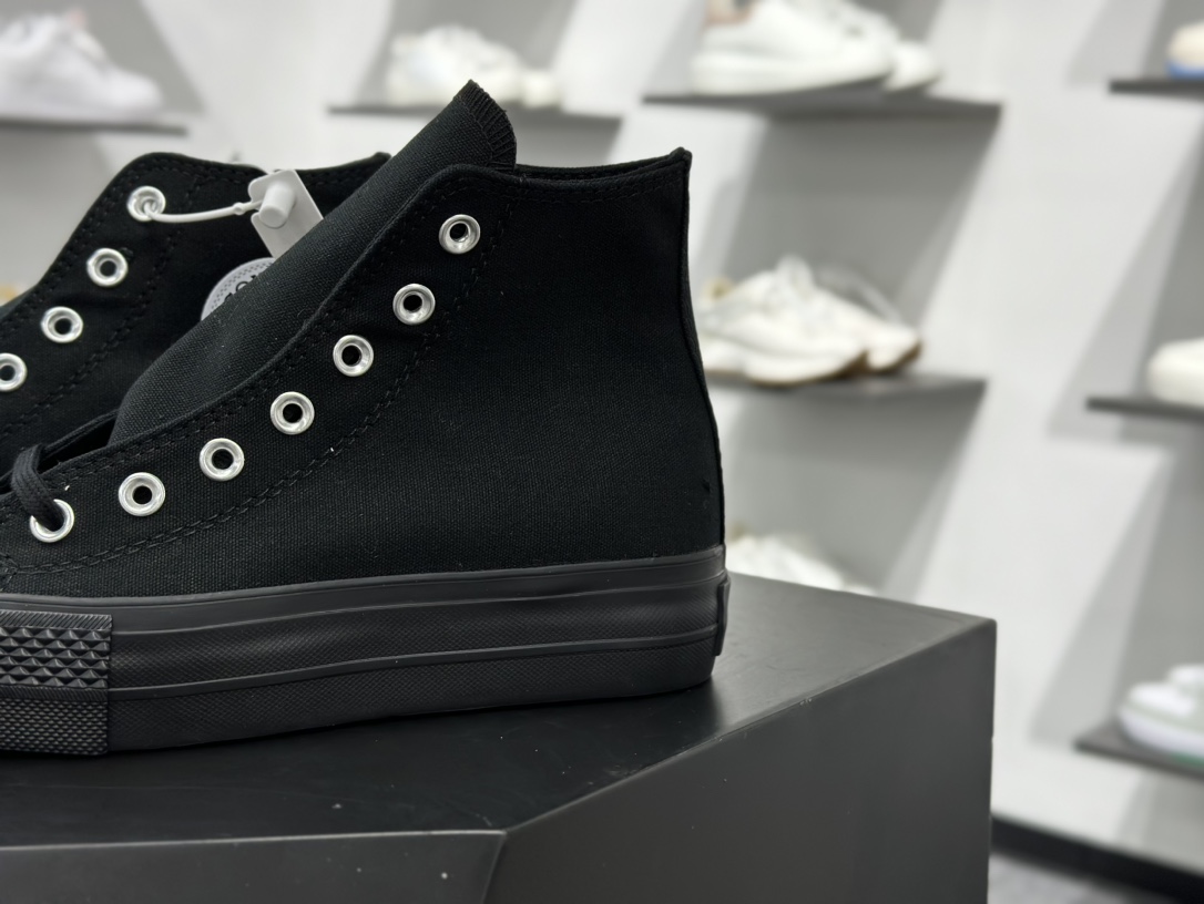 匡威2025新品 增高系列 Converse All Star 厚底增高 百搭休闲 防滑耐磨 厚底休闲鞋  31311130